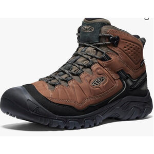 KEEN Men's Targhee 4 Mid Height Durable Waterproof Hiking Boots, 15 WIDE